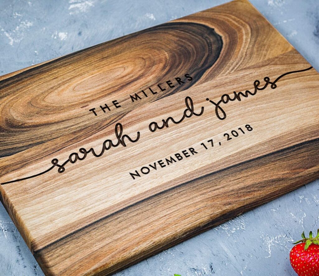 Personalized cutting board, Engraved cutting board cornhole set christmas gifts for older men