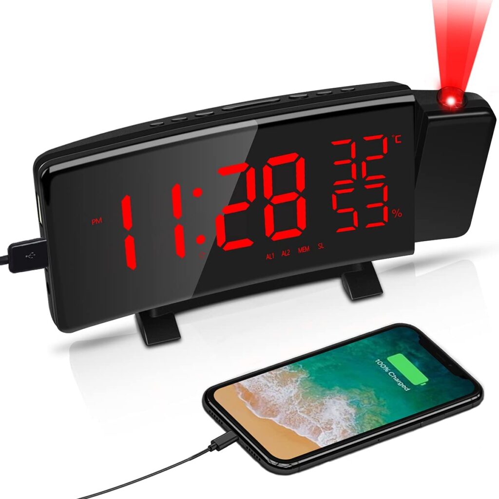 alarm clock with USB gift for student going to university