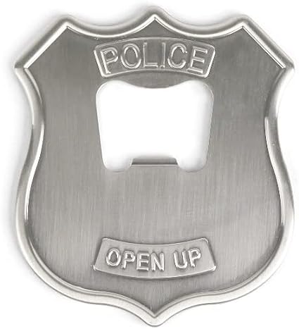 Law enforcement bottle opener